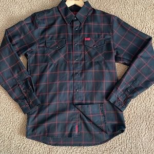 Dixxon mens small “Redline” flannel